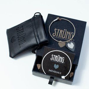 Strung Guitar Pick Bracelet – Unisex Music Lover Gift
